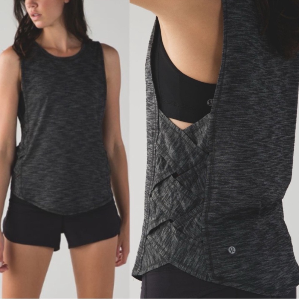 Lululemon Var-City Muscle Tank | Size 6
Heathered Green/Gray